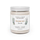Thank You Candle - Personalized Scented Soy Wax Candle