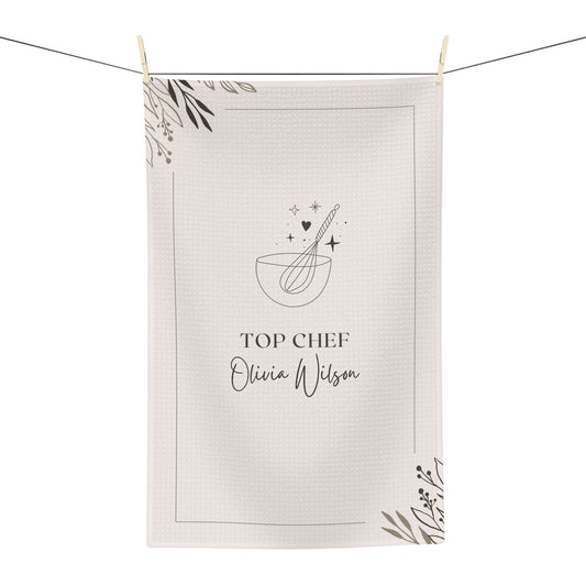 Top Chef Personalized Kitchen Towel