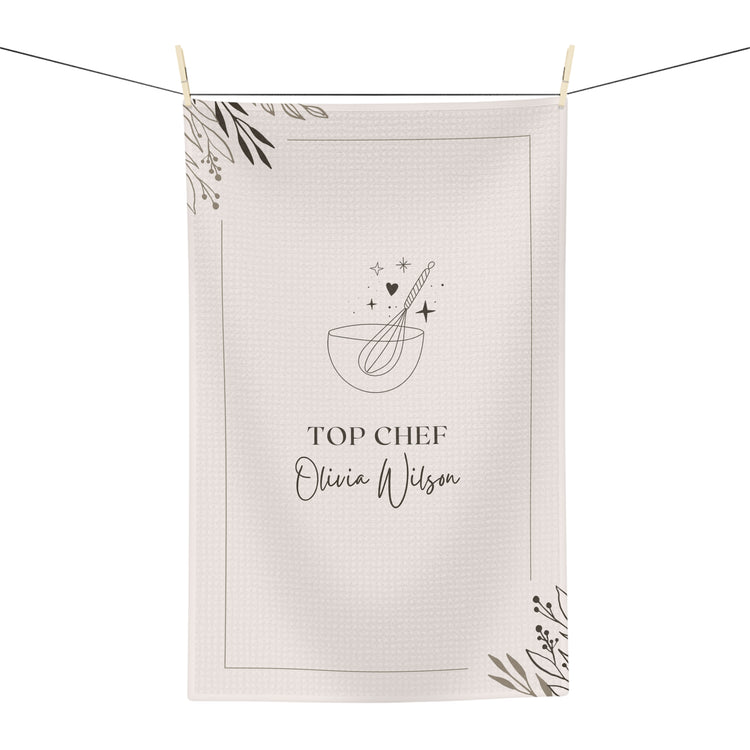 Top Chef Personalized Kitchen Towel