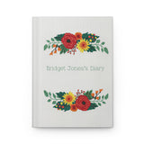 Personalized Cross-Stitch Hardcover Journal