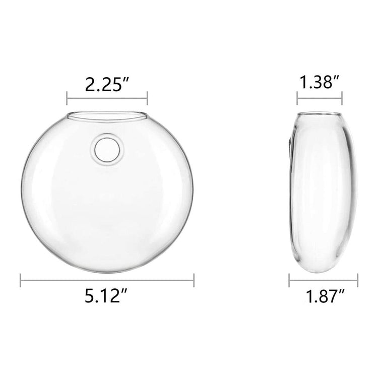 Wall Hanging Glass Vase Set of 2