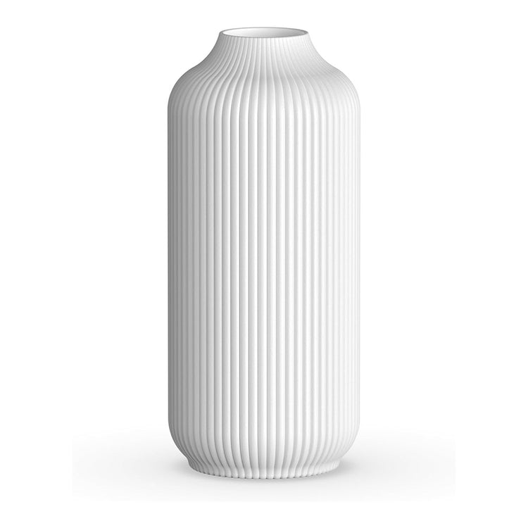 Ribbed Ceramic Vase
