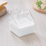 Glass Milk Carton Creamer