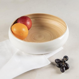 Handcrafted Bamboo Serving Bowl