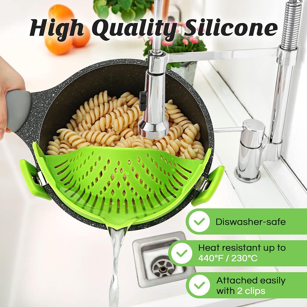 Adjustable Clip on Strainer