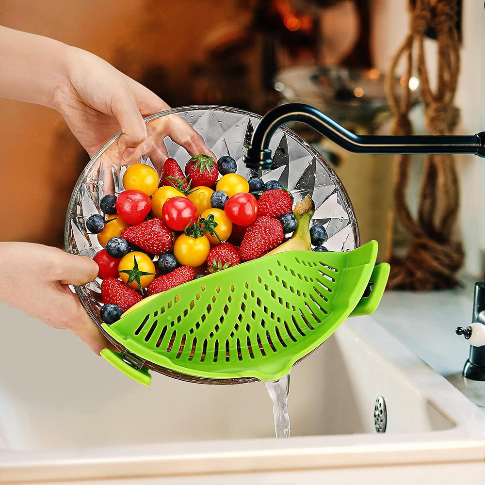 Adjustable Clip on Strainer