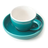 Vibrant Colors Espresso Cups and Saucers