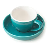 Vibrant Colors Espresso Cups and Saucers