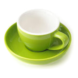 Vibrant Colors Espresso Cups and Saucers