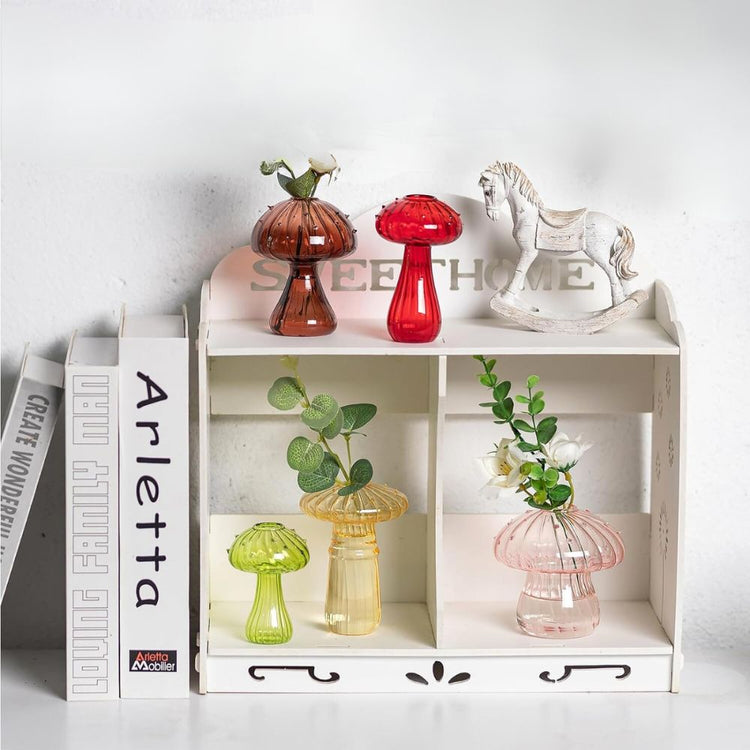 Mushroom Flower Vase Set of 5