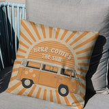 Retro Bus Pillow Cover