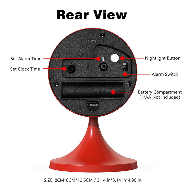Small Retro Table Alarm Clock