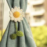 Handmade Knitted Daisy Bookmark