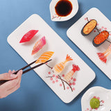Japanese Sushi Plate Set for 2