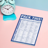 Pack This! Packing List Notepad