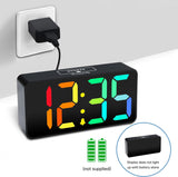 Small Digital RGB Alarm Clock