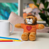 Personalized Heart Plush Animals