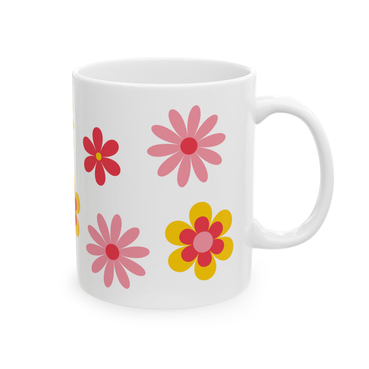 Retro Flowers Mug