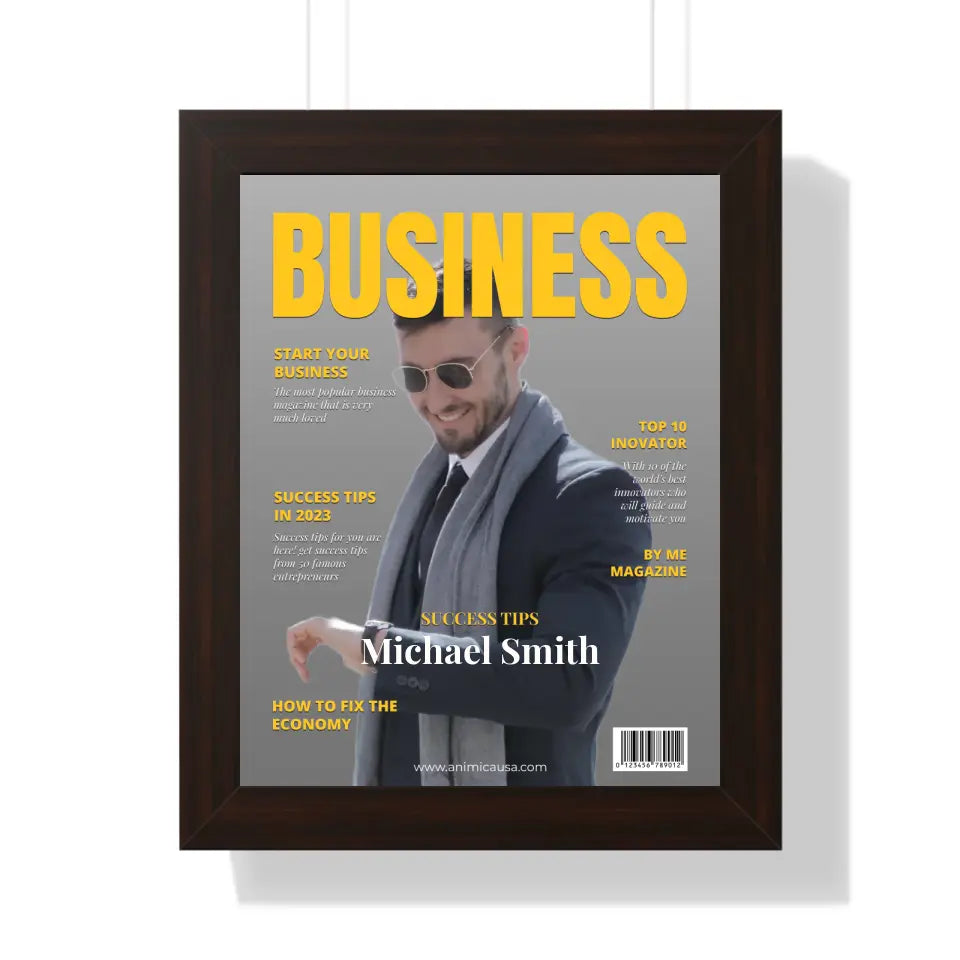 Personalized Business Magazine Cover