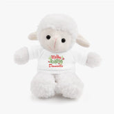 Merry Christmas Personalized Stuffed Animals with Tee