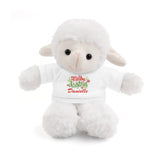 Merry Christmas Personalized Stuffed Animals with Tee