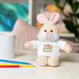 Merry Christmas Personalized Stuffed Animals with Tee