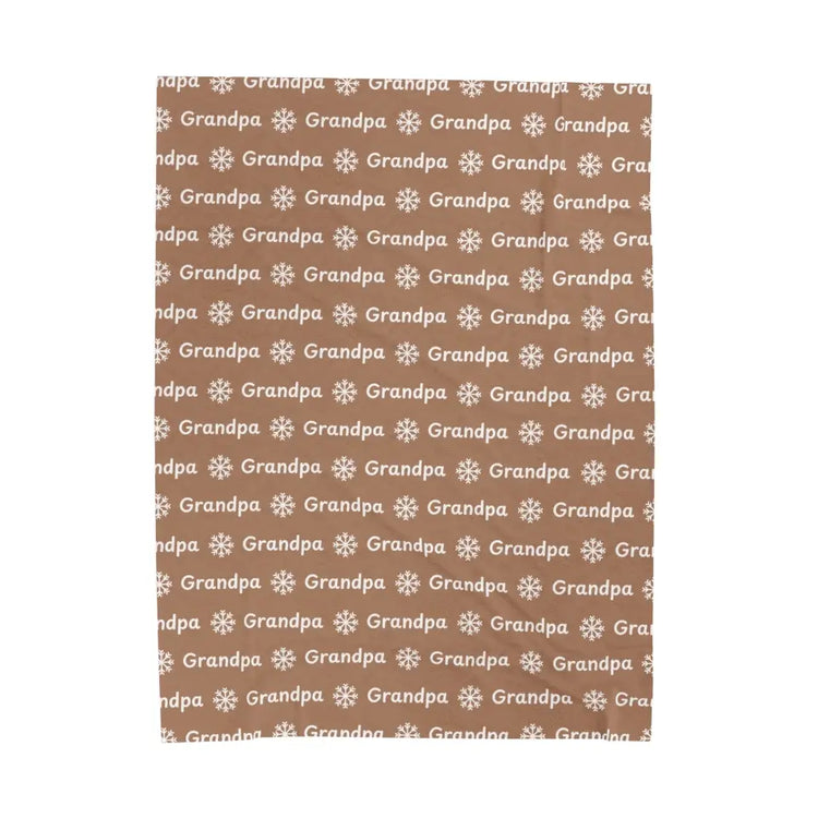 Personalized Velveteen Plush Blanket