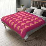 Personalized Triangle Velveteen Minky Blanket