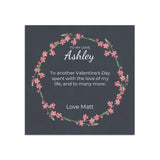 Personalized Necklace Twin Hearts