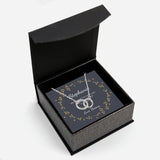 Personalized Interlocking Circles Necklace