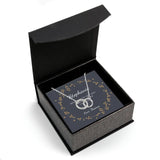 Personalized Interlocking Circles Necklace