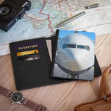 Personalized Airplane Passport Cover Wallet