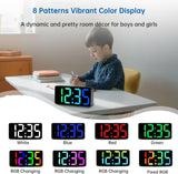 Small Digital RGB Alarm Clock