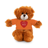 Personalized Heart Plush Animals