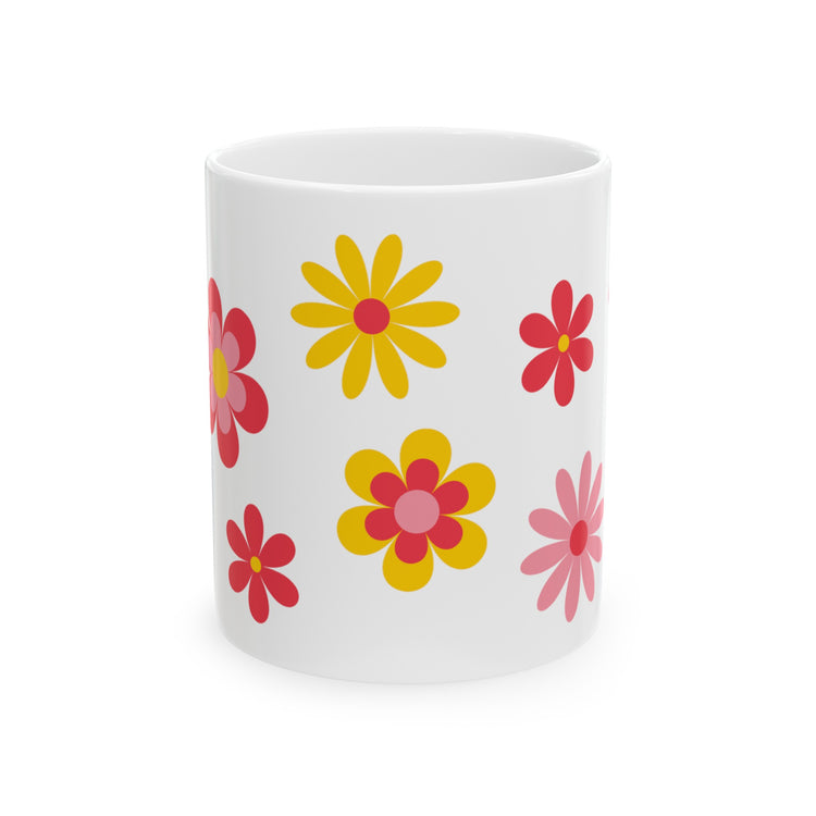 Retro Flowers Mug