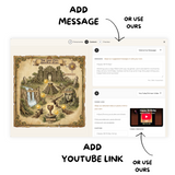 Animi Quest - Personalized Interactive Greeting Card - The Lost City
