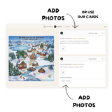 Animi Quest - Personalized Interactive Greeting Card - The Christmas Village Adventure