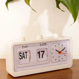Flip Calendar Retro Clock
