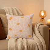 Boho Flower Square Pillow