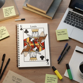 Personalized King of Clubs Notebook