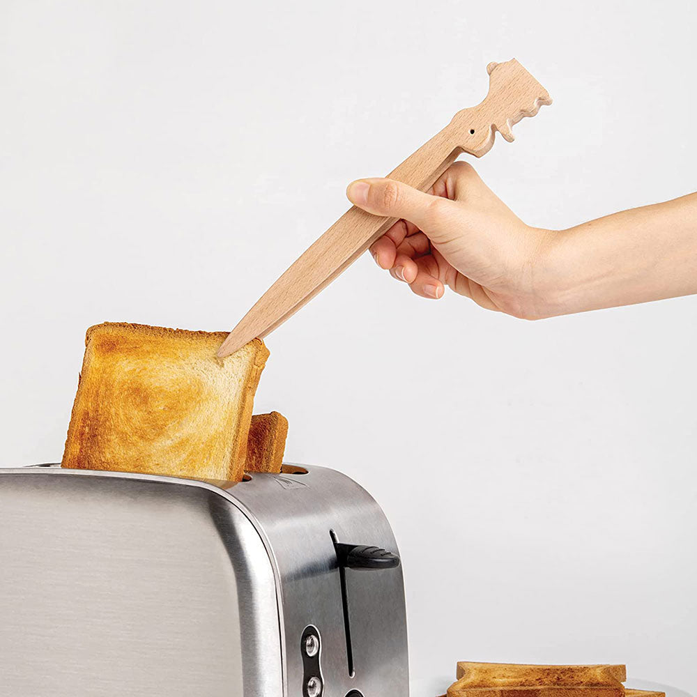 Bernie Bunny - Wooden Toaster Tongs