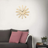 Ribbonwood Large Modern Wall Clock