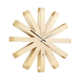 Ribbonwood Large Modern Wall Clock