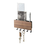 Magnetic Wall Organizer With Hooks & Tray