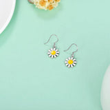 Daisy Silver Earrings