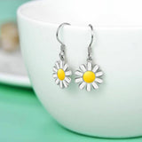 Daisy Silver Earrings