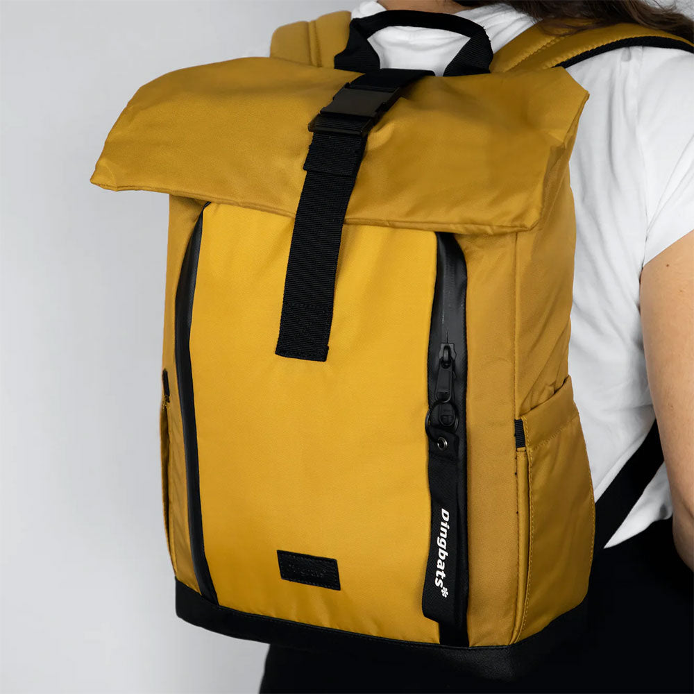 Roll Top Recycled Backpack