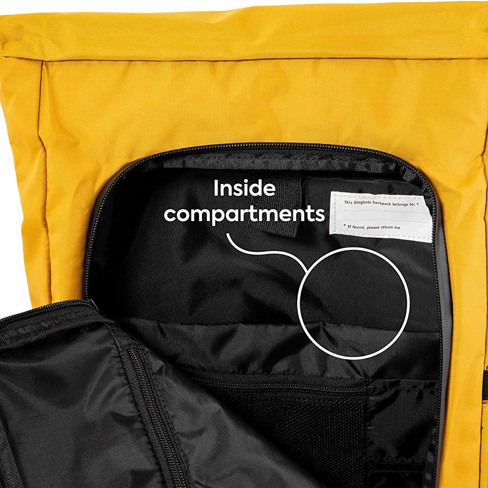 Roll Top Recycled Backpack