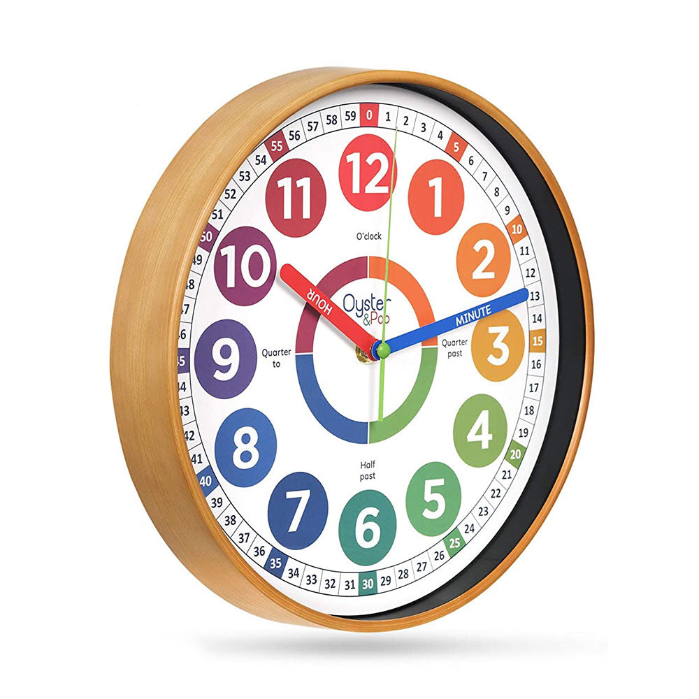 Learning Wall Clock for Kids