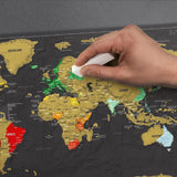 Scratch off World Map Deluxe